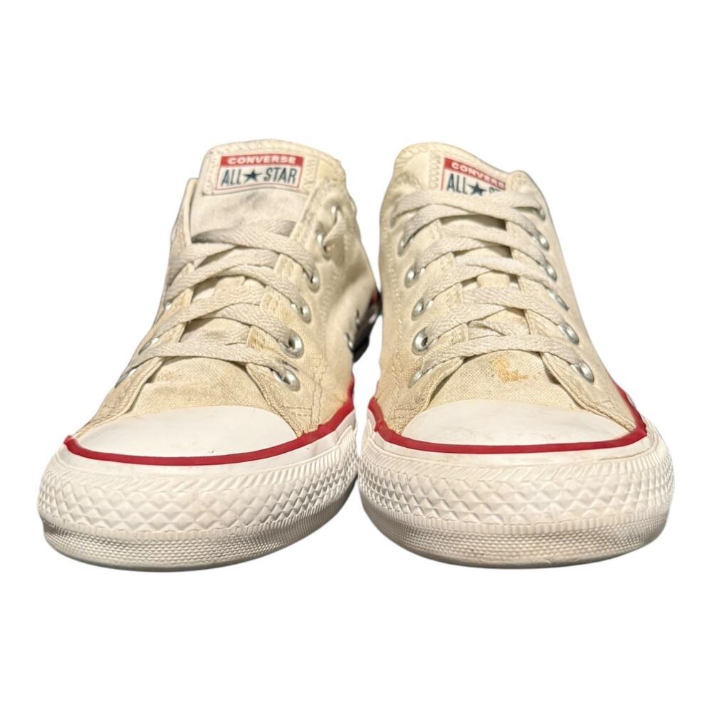 Converse Chuck Taylor All Star Ox Low Top Cream Canvas Sneakers Women’s 8.5 - Picture 3 of 9